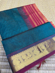 handloom silk cotton Saree peacock vairaoosi butta saree