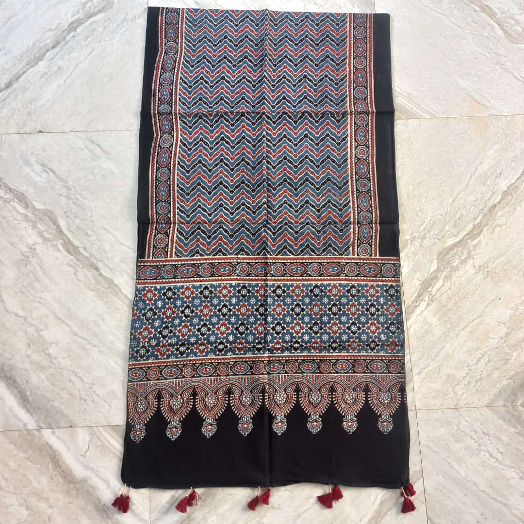 Ajrak cotton stole