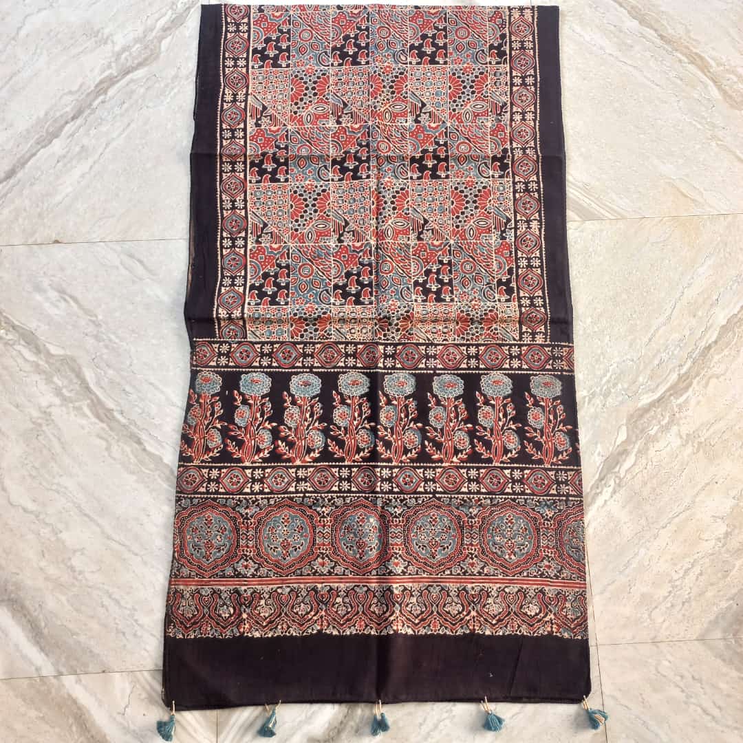 Ajrak cotton stole