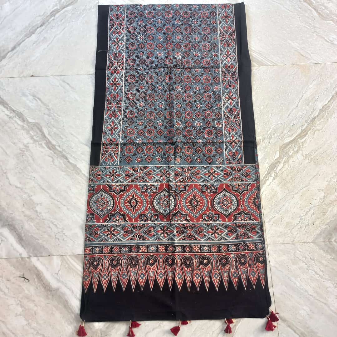 Ajrak cotton stole