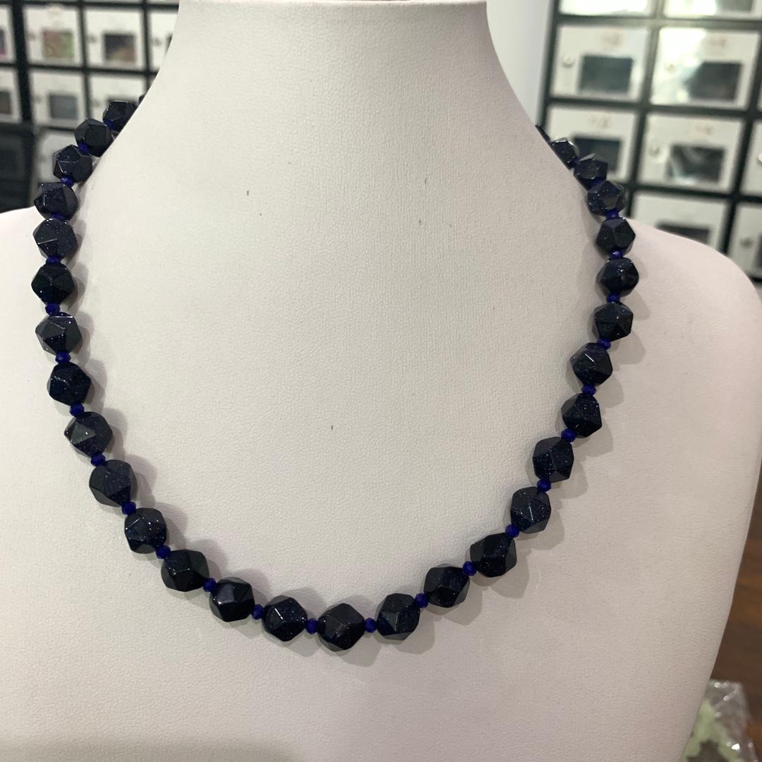 Jewellery Natural Stone Beads granite jewelry in round beads deep