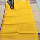 Kanjivaram silk cotton Saree purple with green coin butte with butti shade saree