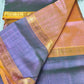 1000 butta silk cotton Saree in peach with lanendar border  rettaipet border