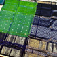 Mangalgiri silk Saree or Mangalagiri pure Pattu Saree blue with navy border