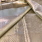 Handloom pure kanjivaram silk saree  bridal silk golden color with tissue all over pure golden jari all over 