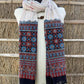 Ajrakh natural dyed pure cotton kantha stitch stole 2.1 metres